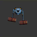Robot Assistant Small Robot Butler Robot Butler Figure Game Figure 3d model