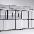Modern refrigerator 3d model