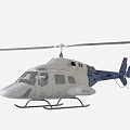 Modern Helicopter 3d model