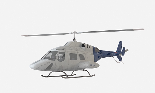 Modern Helicopter 3d model