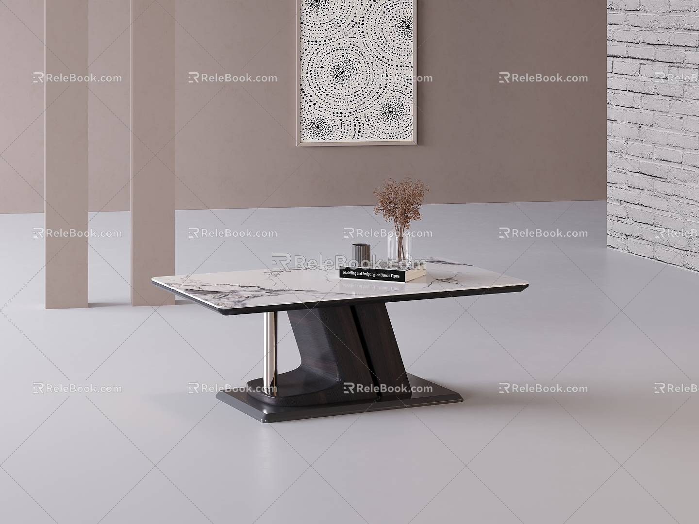 Tea table ornaments 3d model