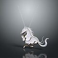 Modern Pendant Pendant Horse Pendant Gemstone Pendant 3d model