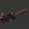 Browning Machine Gun Browning Machine Gun Browning Gatling White Machine Gun Machine Gun Lifestyle 3d model