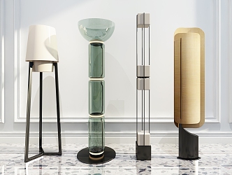 Modern floor lamp 3d model