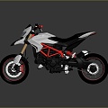 Motorcycle two-wheeled motorcycle off-road motorcycle road race motorcycle motor vehicle transport 3d model