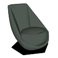 Single sofa 3d model