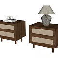 Bedside table lamp 3d model