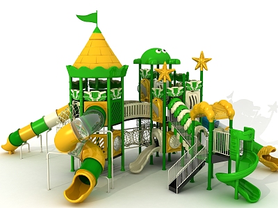 Modern slide play equipment children slide model