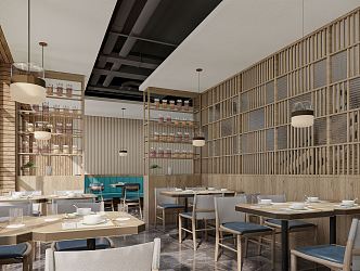 Seafood Restaurant Modern Restaurant 3d model