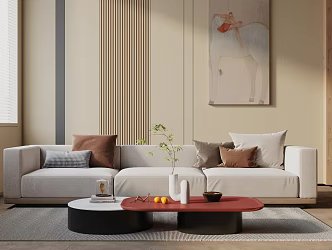 Sofa combination 3d model
