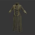Elegant Long Coat Featuring Stand Up Collar Double Breasted Buttons And Long Sleeves