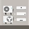 Modern Air Conditioner Fan Units Wall Mounted And Floor Standing Designs