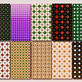 Wall Decorations Tiles Small Tiles Seamless Ceramic Mosaic Classic Color Matching Chinese Traditional Mosaic Pattern 3d model