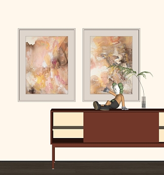 decorative painting 3d model