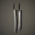 Bikini Armor Combat Costume Weapon Sword Armor Female Armor 3d model