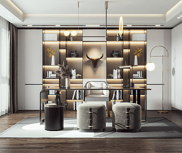 Light Luxury Study 3d model