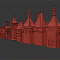 Ancient Architecture With Historic Towers Spires Stone Walls And Traditional Medieval Design