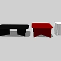 Modern Coffee Table Designs Featuring Black Red and White Colors for Living Room Decor