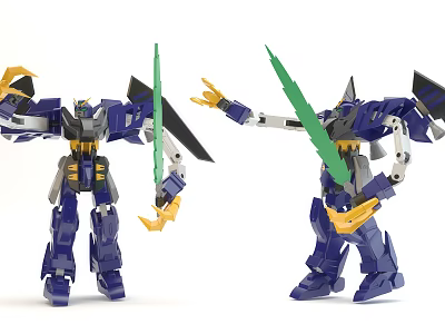 Modern toy toy robot 3d model