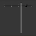 Commercial TV Antenna Equipment With Multi Element Metal Structure For Signal Reception