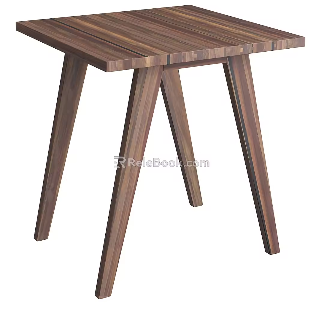 Nordic Simple Coffee Table 3d model