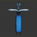 Fashionable Elegant Blue Long Dress With Bow Decoration And Classic Design