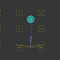 Light Green Spice Bottle with Raised Dot Decorations and Silver Lid for Modern Kitchen Use