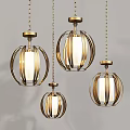 Modern chandelier 3d model