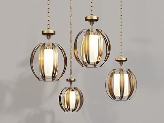 Modern chandelier 3d model