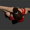 Modern Woman Model Female Model Magazine Model Cover Model 3d model