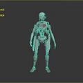Robot Assistant Small Robot Butler Robot Butler Figure Game Figure 3d model