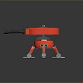laser tower turret turntable sci-fi tower defense game tower defense sci-fi turret game turret game turret 3d model