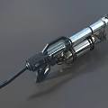 Vulcan Professional Commercial Silver Metal Torch With Gas Cylinder Barrel And Handle