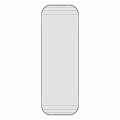 Decorative Full Length Mirror With Gold Frame For Modern White Home Decor