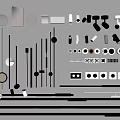 Modern spotlights 3d model