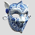 Blue Killer Mask Mask 3d model