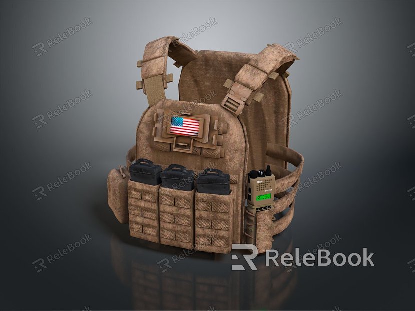 Modern Tactical Vest Vest Tactical Vest Combat Vest model