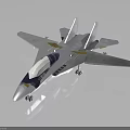 Modern Fighter Aircraft Model With Sleek Design Transparent Canopy Metallic Finish And Reflective Base