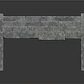Building L Shaped Stone Structure With Textured Masonry Architectural Design Components