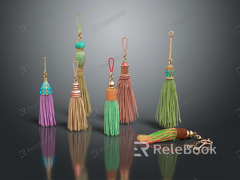 Modern tassel weeping flower model