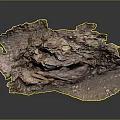 Natural Rocky Landscape Showcasing Irregular Reddish Brown Layered Textured Rock Formation In Natural Environment