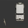 Beige Four Door Off Road SUV Featuring Round Headlights And Large Tires