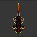 Fiery Red And Orange Dragon Like Creature With Spiked Back And Glowing Limbs