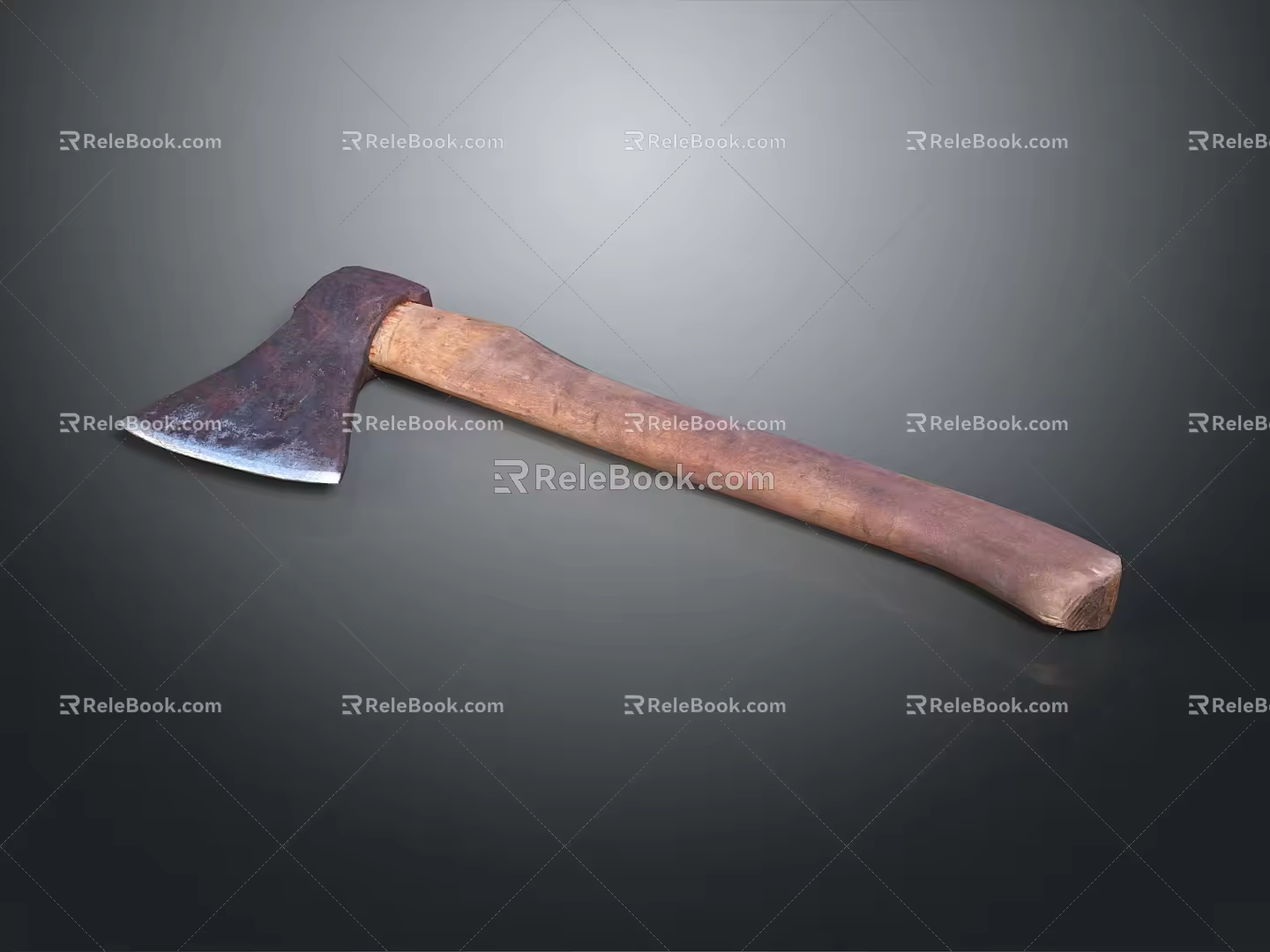 Tomahawk Axe Wooden Axe Handle Axe Mountain Axe Chopping Wood Axe Chopping Wood Axe Magic Axe 3d model