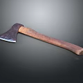 Tomahawk Axe Wooden Axe Handle Axe Mountain Axe Chopping Wood Axe Chopping Wood Axe Magic Axe 3d model