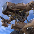 Modern Robot Warrior 3d model