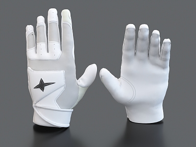 Sports gloves riding gloves heat insulation gloves 3d model