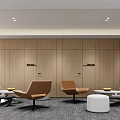 Modern reception room Office reception room 3d model