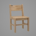 Modern Children's Chair Study Chair 3d model