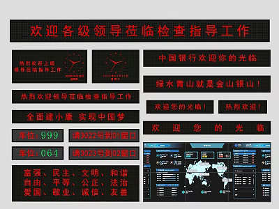 Public Facilities Management With Big Data Dashboard And Leadership Inspection 3d model